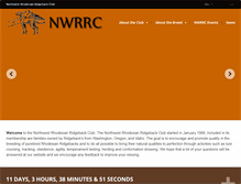 Tablet Screenshot of nwrrc.net